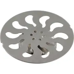 GENERICO - PILETA AC INOXIDABLE 15X15 CON REJILLA REDONDA PARA RECEPTACULO EN OBR