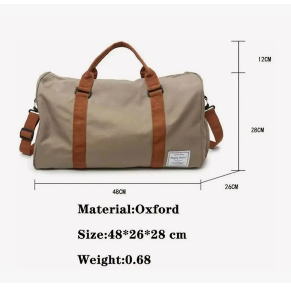 GENERICO - Bolsa De Viaje Bolsa De Deporte Para Gimnasia