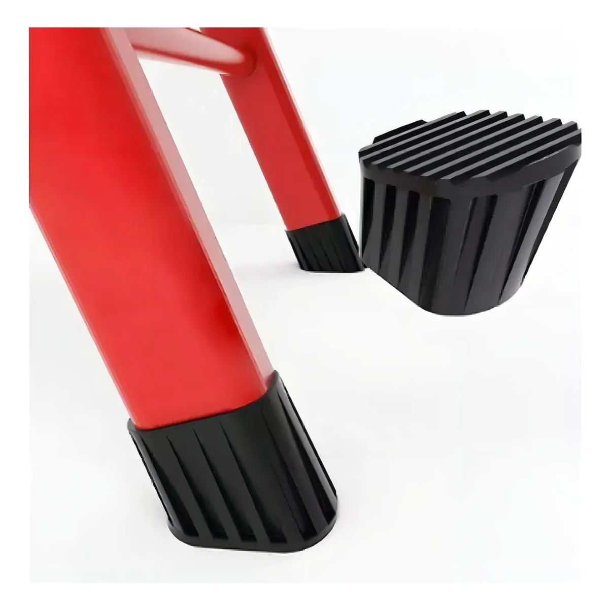 SHOP EHOME BAG - Escalera Plegable Multiuso de 3 Peldaños Roja