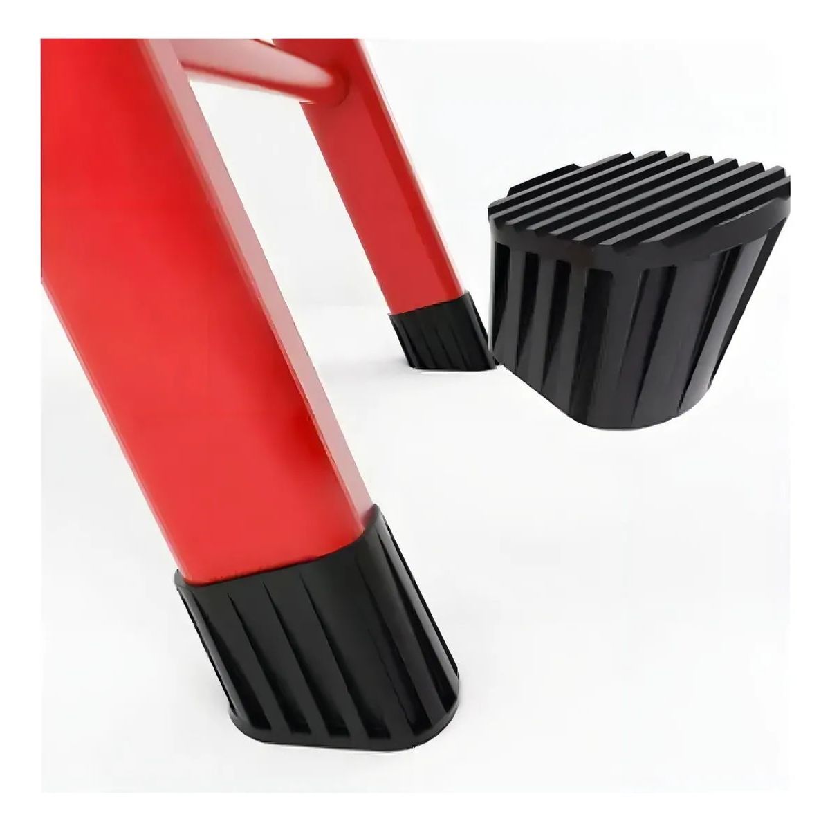 SHOP EHOME BAG - Escalera Plegable Multiuso de 3 Peldaños Roja