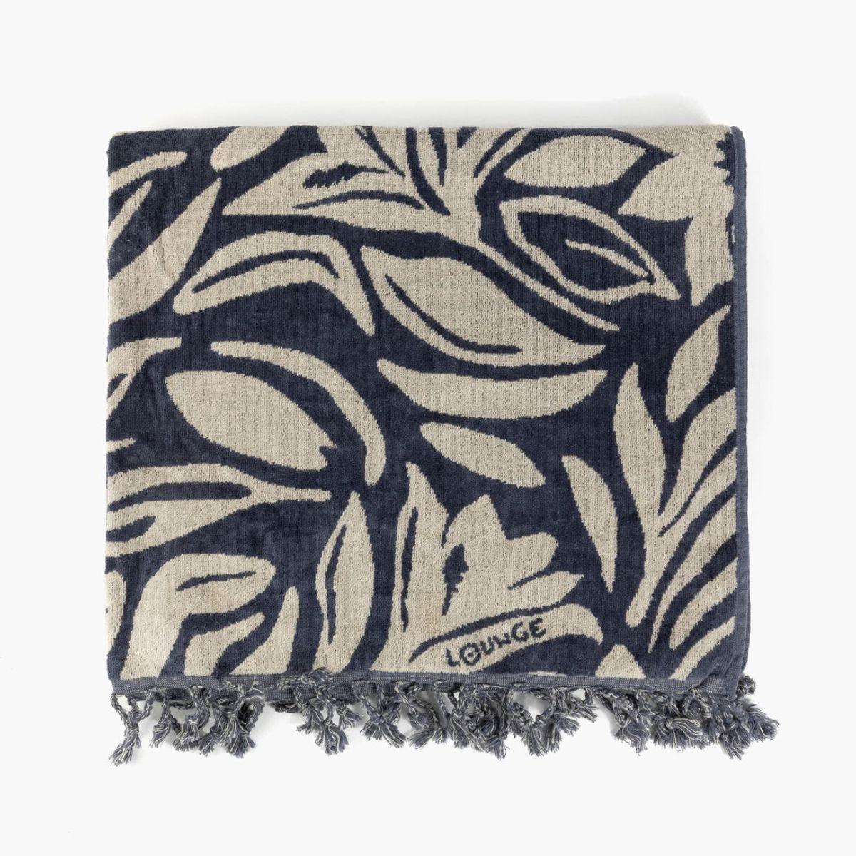 LOUNGE - Toalla Mujer Algodón Paradiso Azul 100 x 180 cm