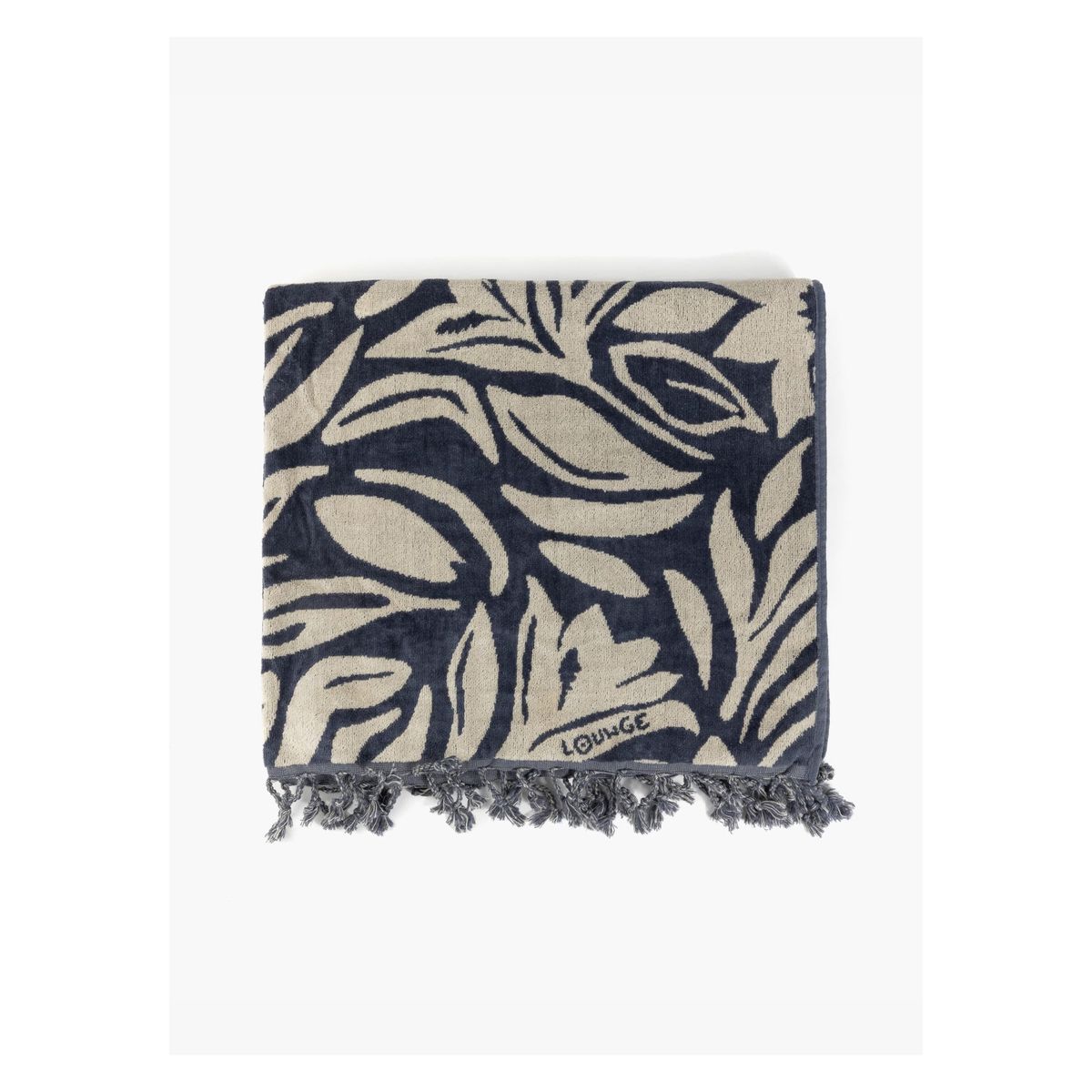 LOUNGE - Toalla Mujer Algodón Paradiso Azul 100 x 180 cm