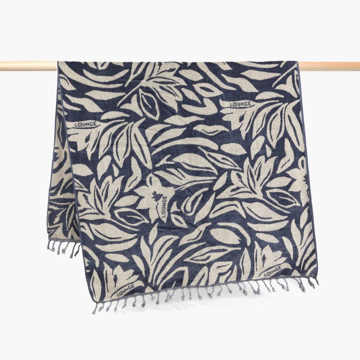 LOUNGE - Toalla Mujer Algodón Paradiso Azul 100 x 180 cm