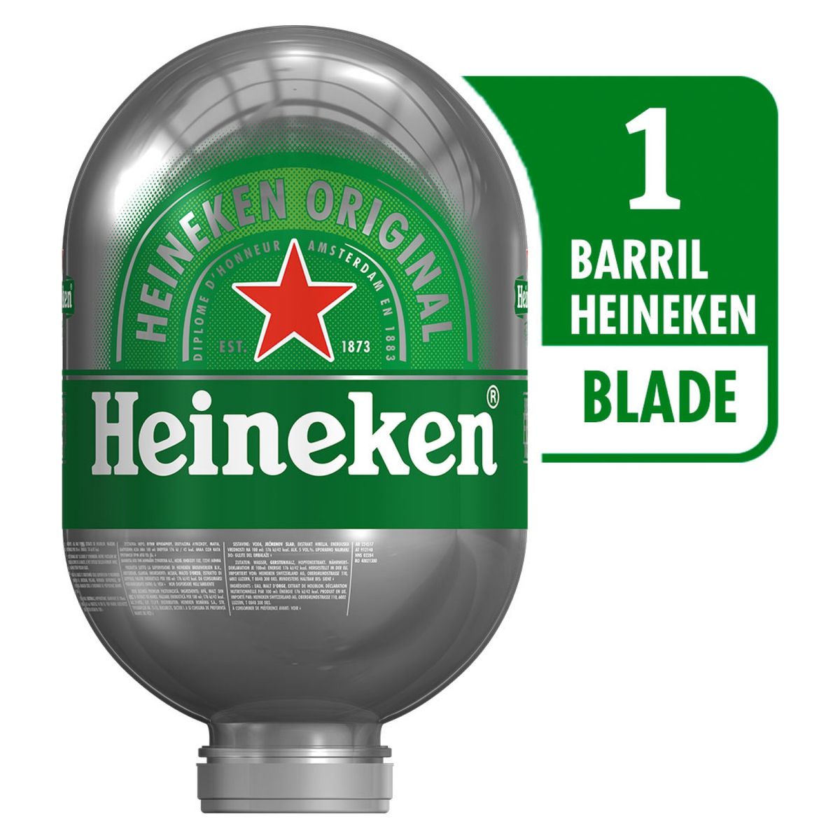 HEINEKEN - Barril 8 lts Heineken Blade