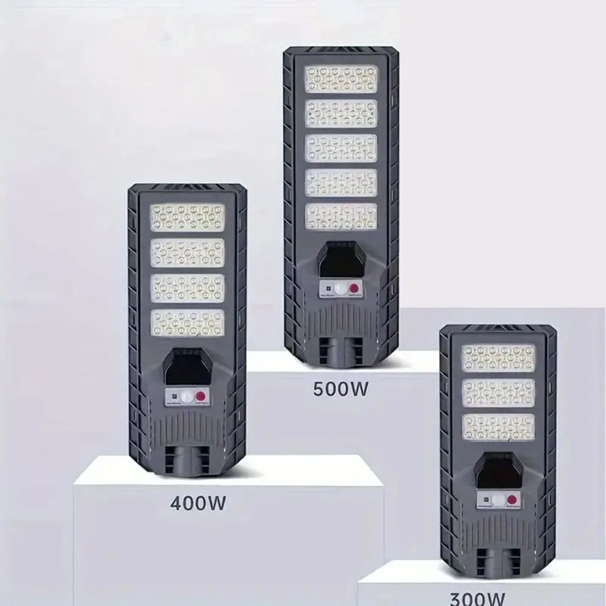SHOP EHOME BAG - Pack 2 Foco Solar 400w Recargable Ip65 Sensor Y Control