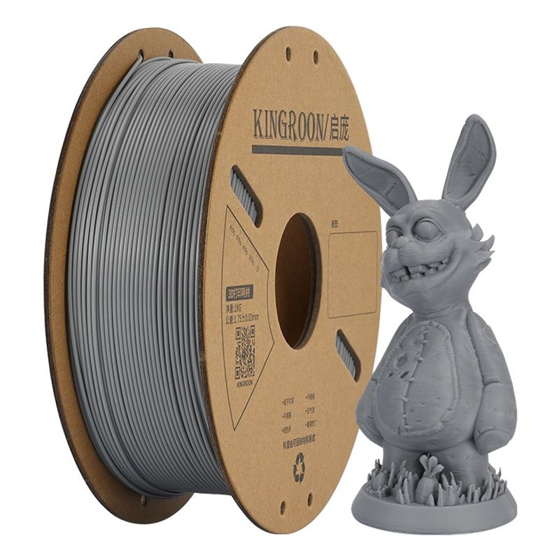 KINGROON  TECHNOLOGY - Filamento 3d Kingroon Pla 1kg  Color Gris