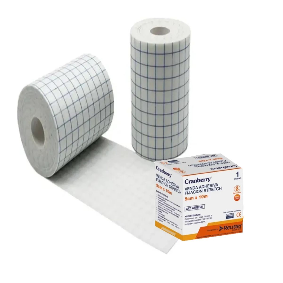 CRANBERRY - Venda Adhesiva Fijacion Stretch 5cmx10m Cranberry