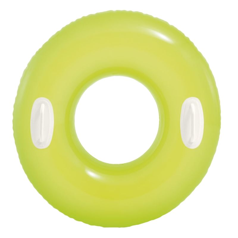 INTEX - Flotador Anillo INTEX con Asas, 76 cm Amarillo