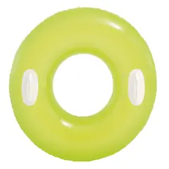 INTEX - Flotador Anillo con Asas, 76 cm Amarillo