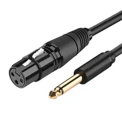 UGREEN - Cable Plug 63mmXLR H 2M Blindado AV131