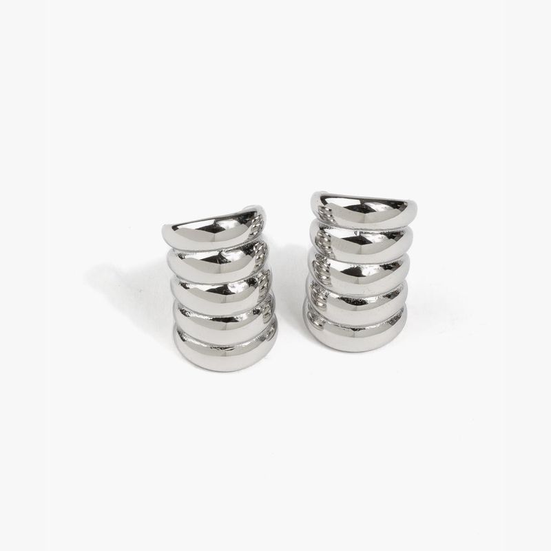 LOUNGE - Aros Mujer Acero Inoxidable Espiral