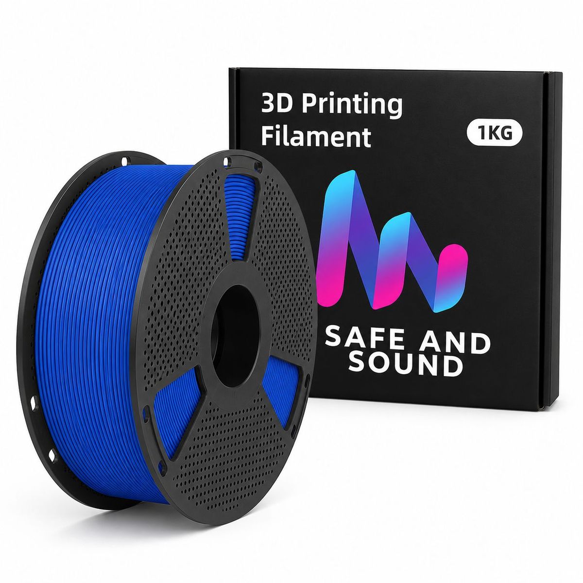 Filamento Pla De Safe and Sound Impresión 3d 1kg 175mm Color Azul, marca GENERICO - Foto Principal
