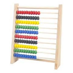 GENERICO - Abaco De Madera Cuenta Aritmética Para Niños