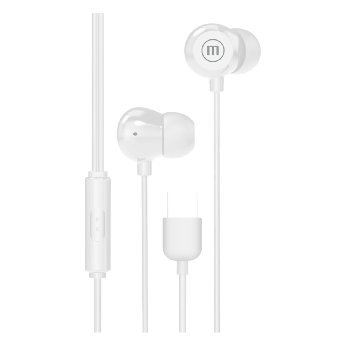 MAXELL - AUDIFONOS MANOS LIBRES MAXELL INBAX BLANCO