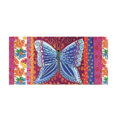 ISA SOLER - Alfombra Vinílica 70 X 140 Mariposa Azul