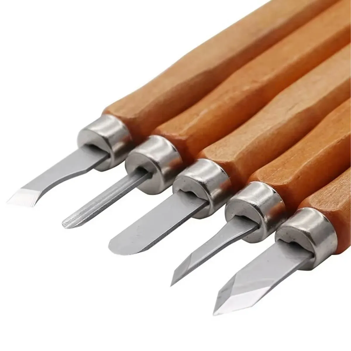 GENERICO - Gubias para Tallado Renart Set 12 pcs. con Caja Plástica