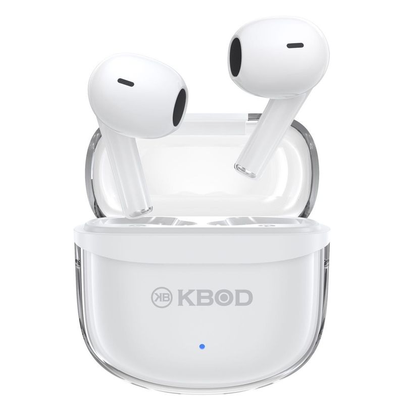 KBOD - Audífonos Inalámbricos Kbod Tws C52 Bluetooth Con Estuche Blanco