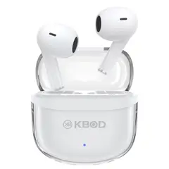 KBOD - Audífonos Inalámbricos Tws C52 Bluetooth Con Estuche Blanco