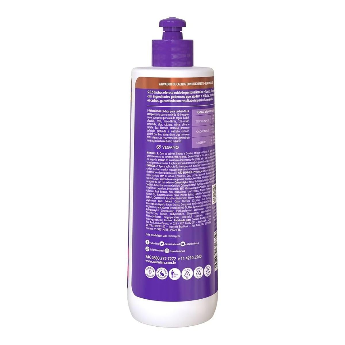 SALON LINE - SOS ACTIVADOR SUPER OLEOS NUTRITIVO 300ML SALON LINE