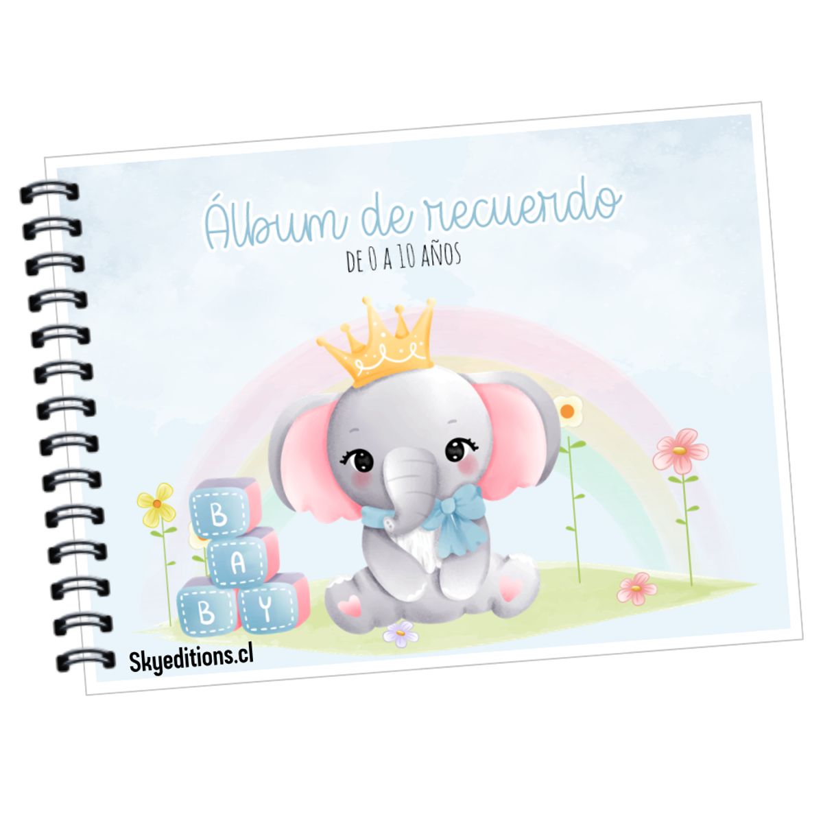 GENERICO - Libro De Recuerdos De 0 A 10 Años - Elefantito
