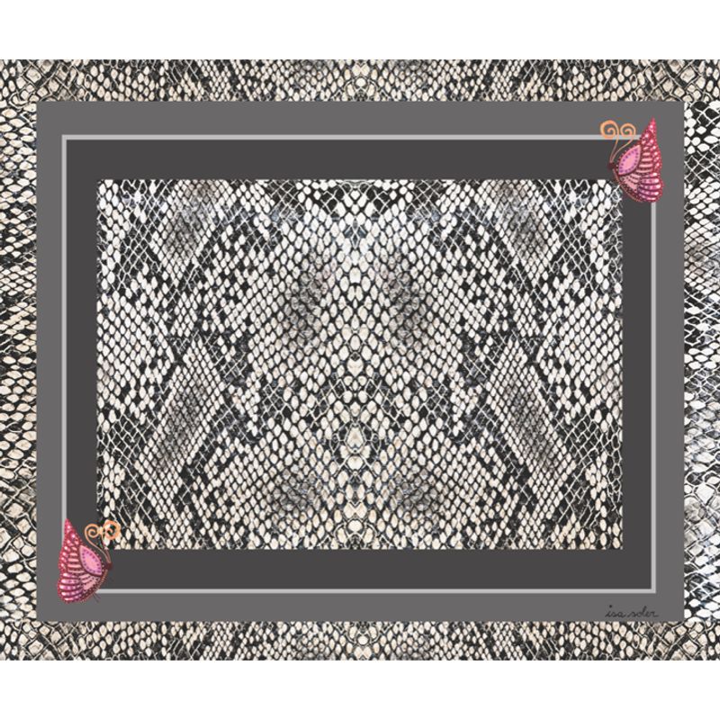 ISA SOLER - Alfombra Vinílica 140 X 160 Gris