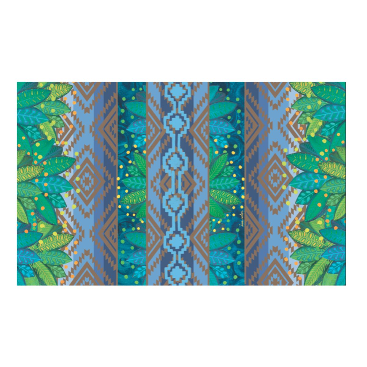 ISA SOLER - Alfombra Vinílica 140 X 220 Araucanía Celeste