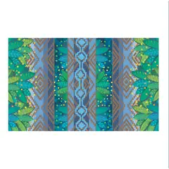 ISA SOLER - Alfombra Vinílica 140 X 220 Araucanía Celeste