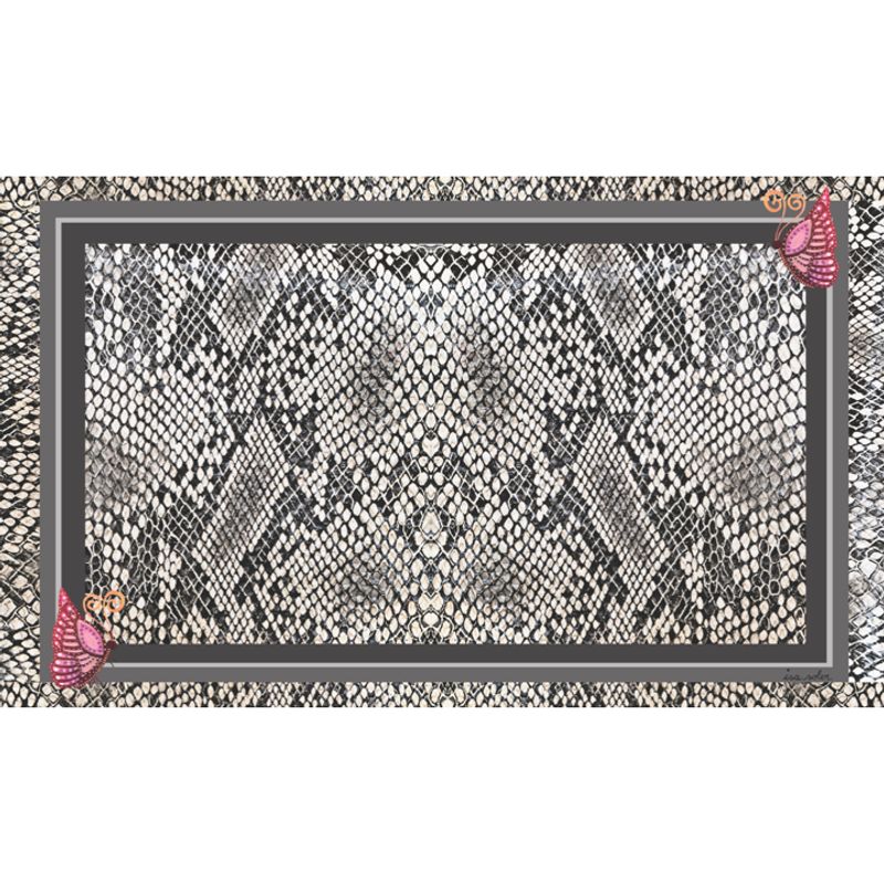ISA SOLER - Alfombra Vinílica 140 X 220 Gris