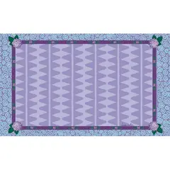 ISA SOLER - Alfombra Vinílica 140 X 220 Hortensias