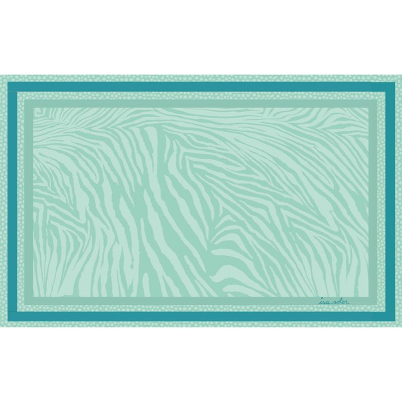 ISA SOLER - Alfombra Vinílica 140 X 220 Selva Menta