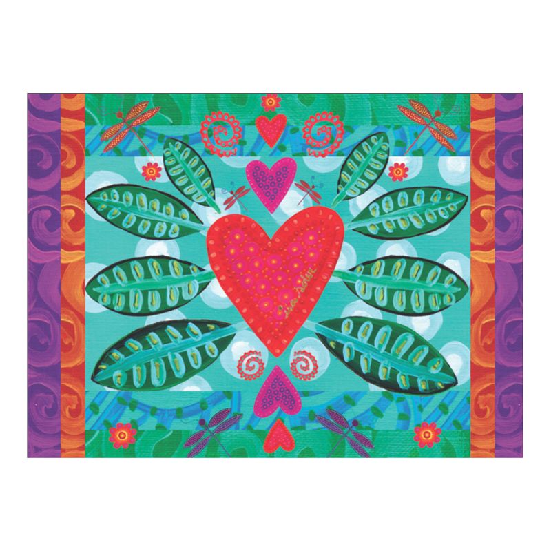 ISA SOLER - Alfombra Vinílica 50 X 70 Corazón Día