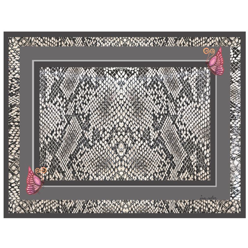 ISA SOLER - Alfombra Vinílica 50 X 70 Gris
