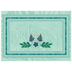 ISA SOLER - Alfombra Vinílica 50 X 70 Selva Menta
