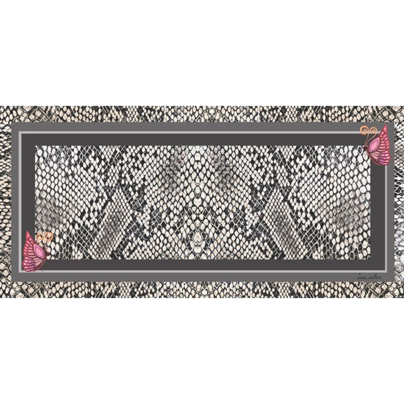 ISA SOLER - Alfombra Vinílica 70 X 140 Gris
