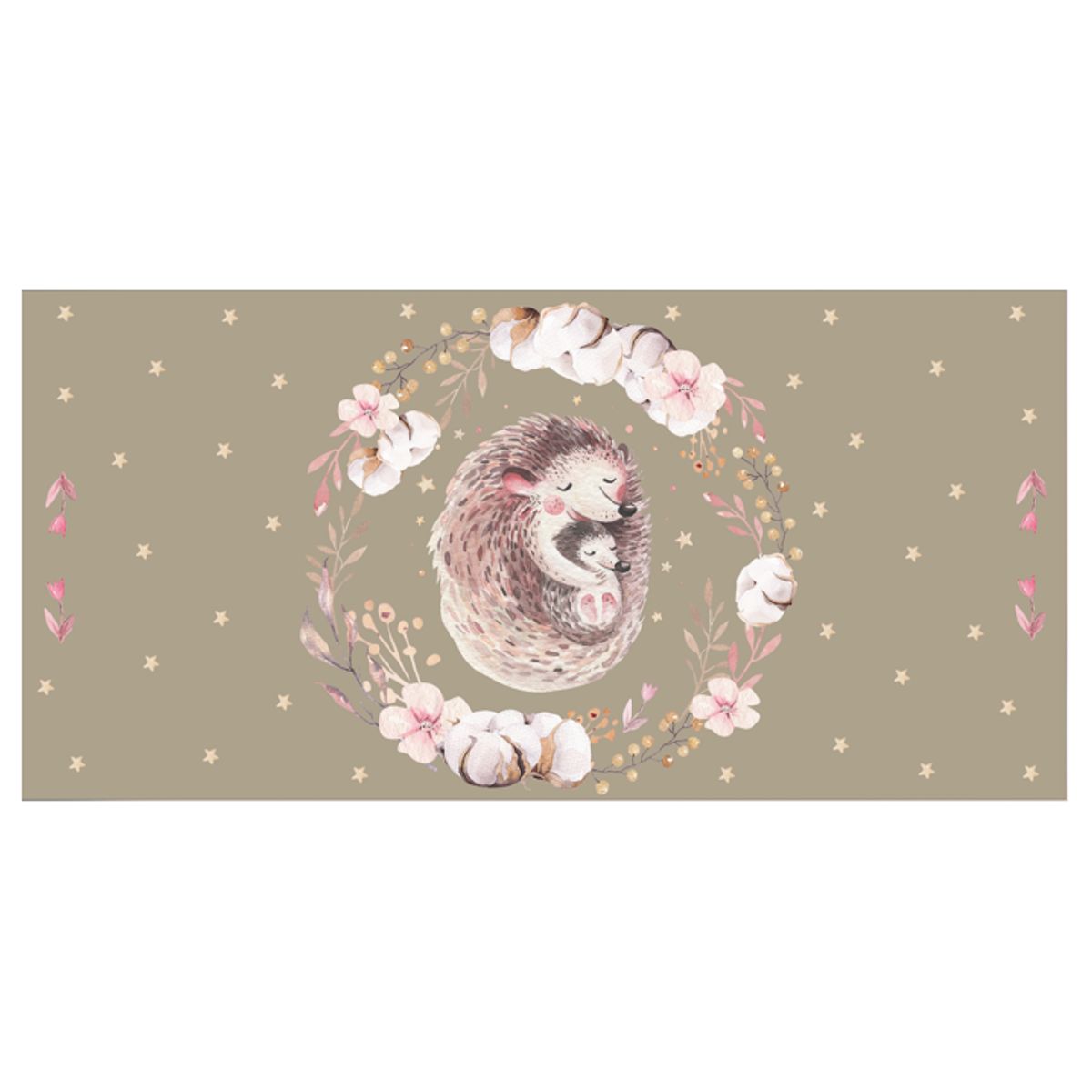 ISA SOLER - Alfombra Vinílica 70 X 140 Puercoespín Beige