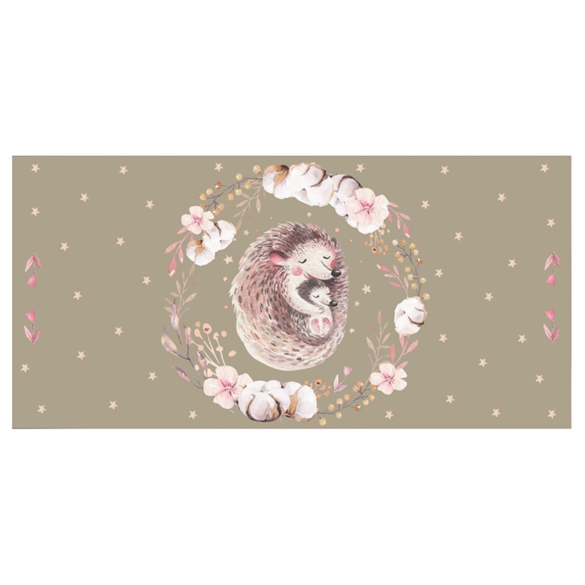 ISA SOLER - Alfombra Vinílica 70 X 140 Puercoespín Beige