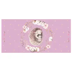 ISA SOLER - Alfombra Vinílica 70 X 140 Puercoespín Rosa