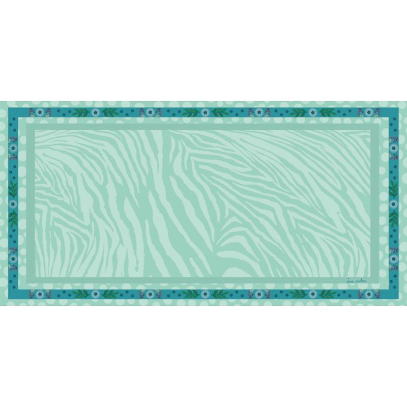 ISA SOLER - Alfombra Vinílica 70 X 140 Selva Menta