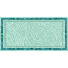 ISA SOLER - Alfombra Vinílica 70 X 140 Selva Menta