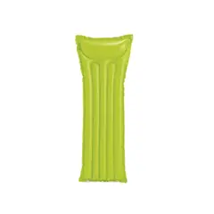 INTEX - Colchoneta Inflable Lisa Economats Verde