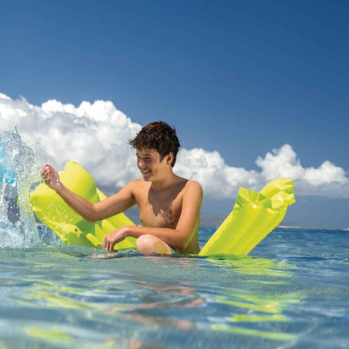 INTEX - Colchoneta Inflable Lisa INTEX Economats Verde