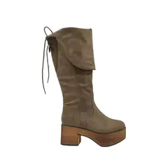 HERIEL - Bota Café Plataforma Mujer
