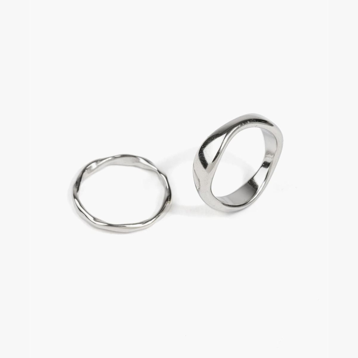 LOUNGE - Set Anillos Mujer Irregulares