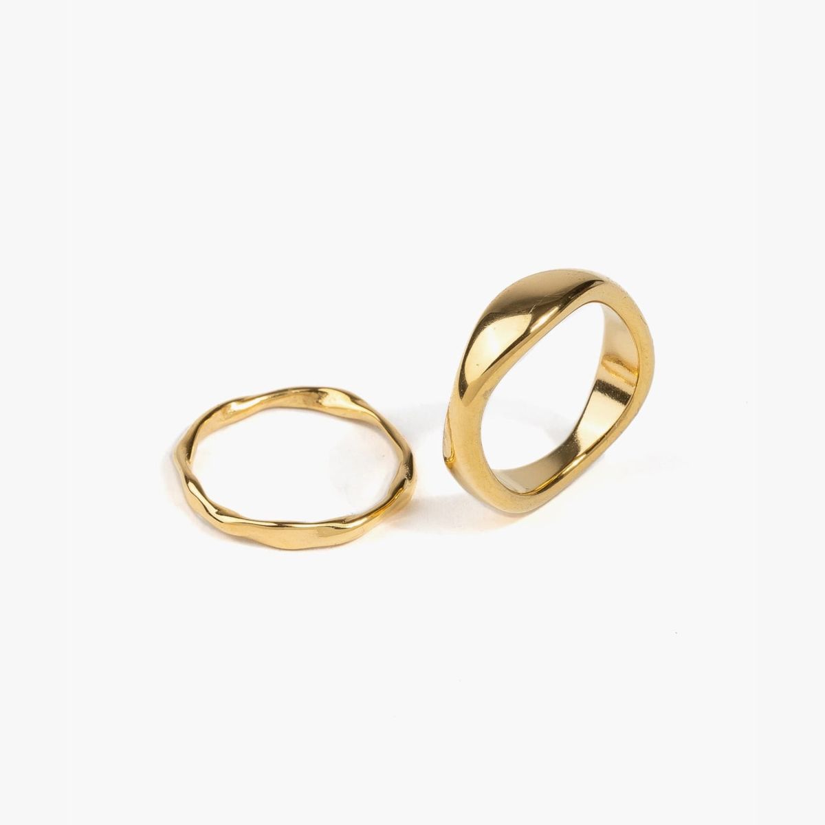 LOUNGE - Set Anillos Mujer Irregulares