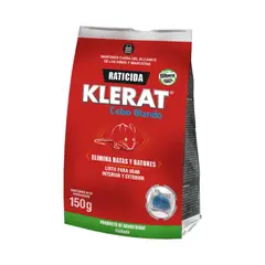 GENERICO - RATICIDA KLERAT PASTA CEBO 150 GRS 15 BOLSITAS