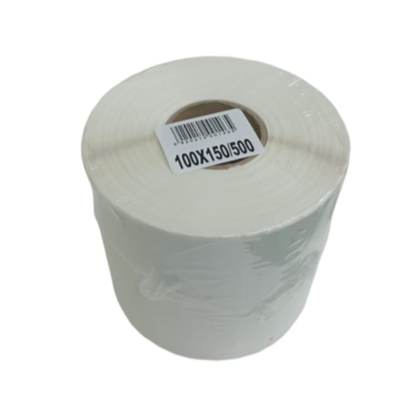 TODOK - Rollo Etiqueta Autoadhesiva Térmica Blanca 100x150mm X 500