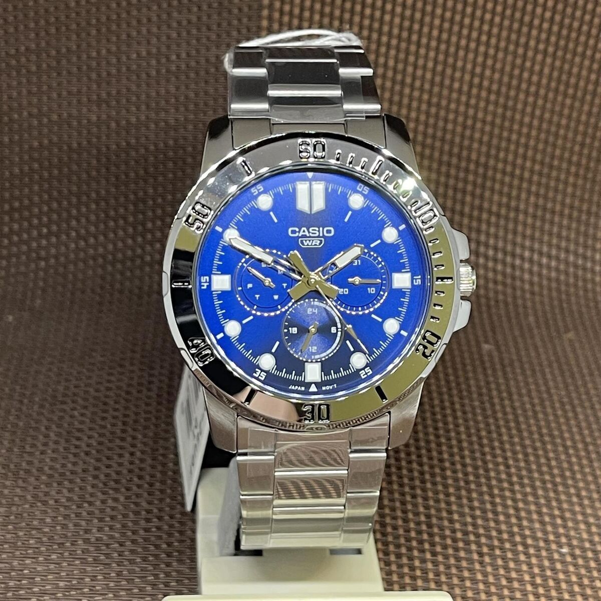 CASIO - RELOJ CASIO MTPVD300D-2E HOMBRE ANALOGO METAL MULTICALENDARIO