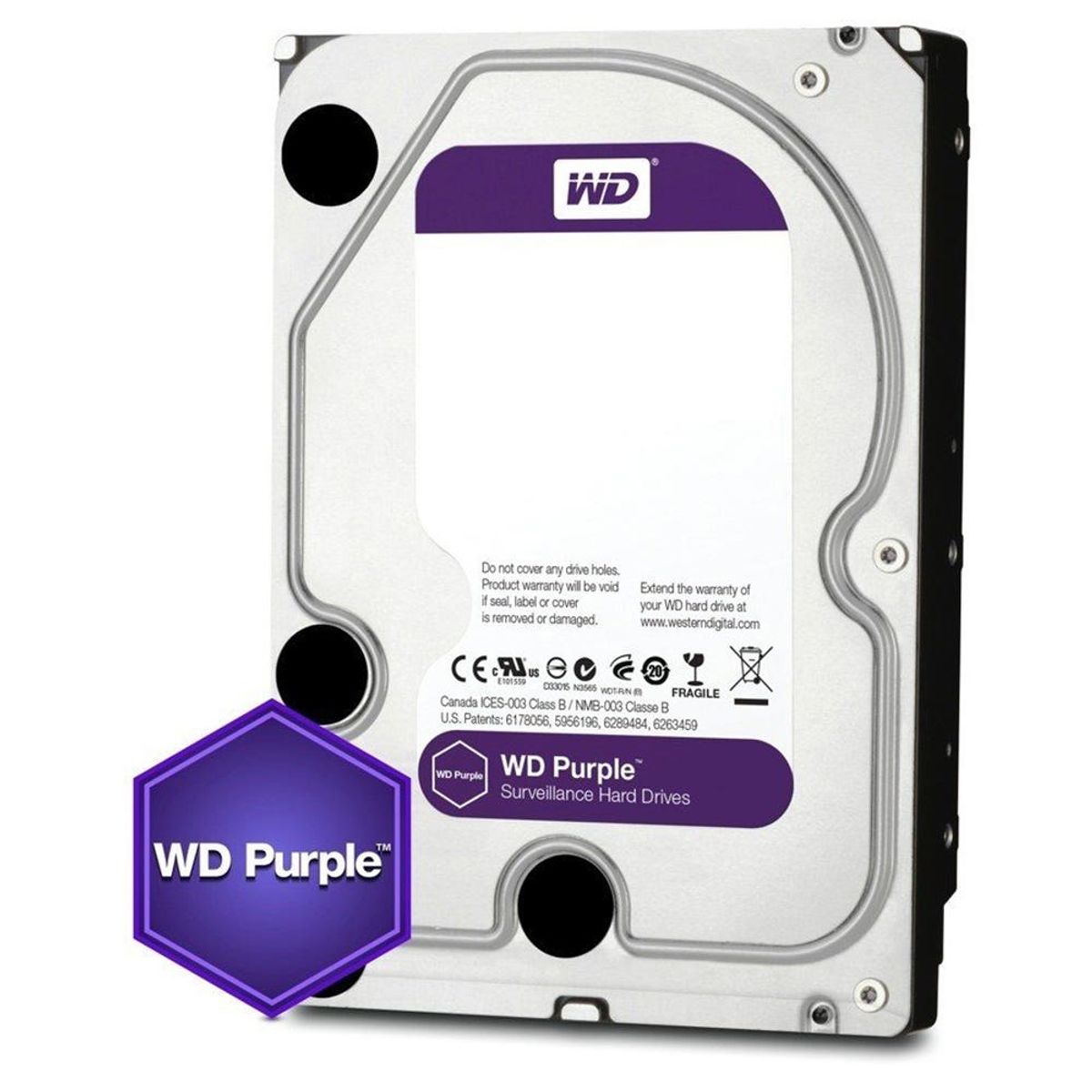WESTERN DIGITAL - HDD 1TB SATA Interno DVR Púrpura Western Digital