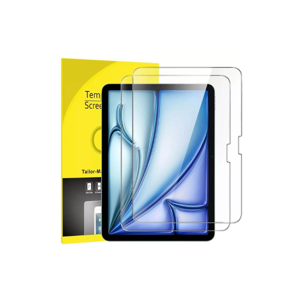 GENERICO - Pack 2 Laminas Pantalla Para iPad Air 6 M2 2024