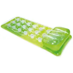 INTEX - Colchoneta Inflable Pocket Fashion Mat Verde